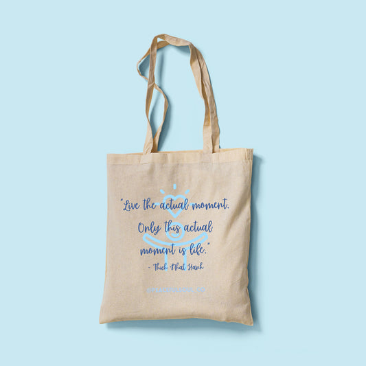 "Inspiring Quote" Tote Bags
