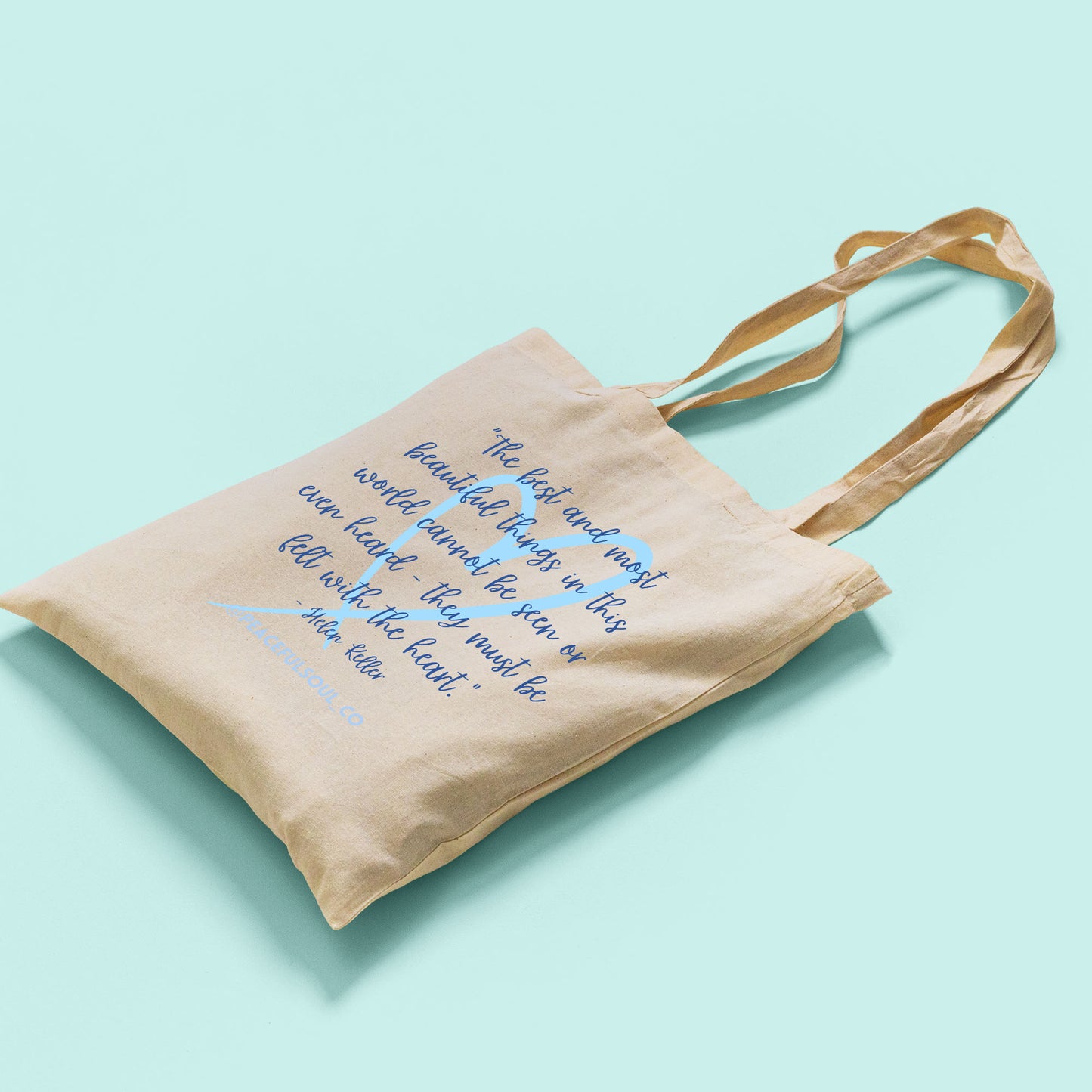 "Inspiring Quote" Tote Bags