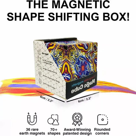 Geometric Variable Magnetic Cube Anti-Stress