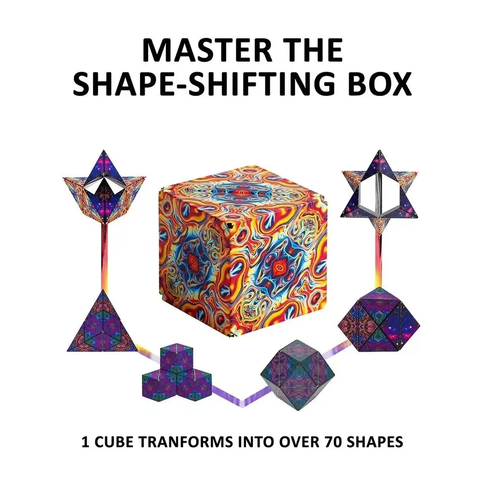 Geometric Variable Magnetic Cube Anti-Stress