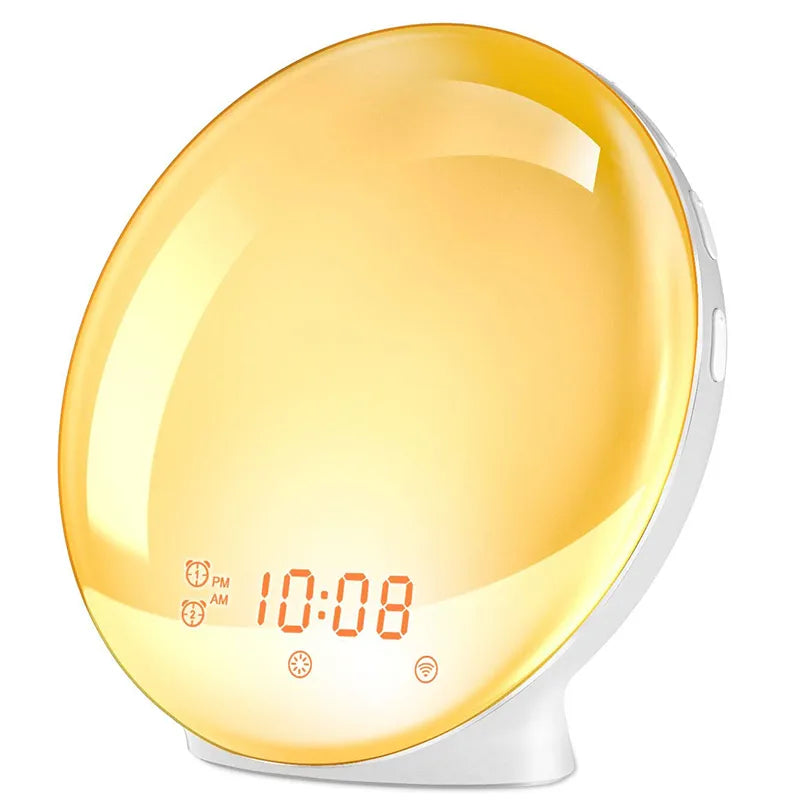 Wake Up Light Alarm Clock with Sunrise/Sunset Simulation