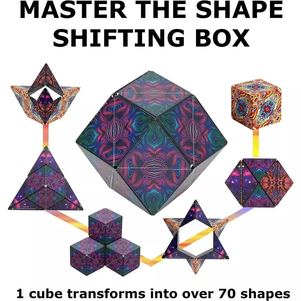 Geometric Variable Magnetic Cube Anti-Stress