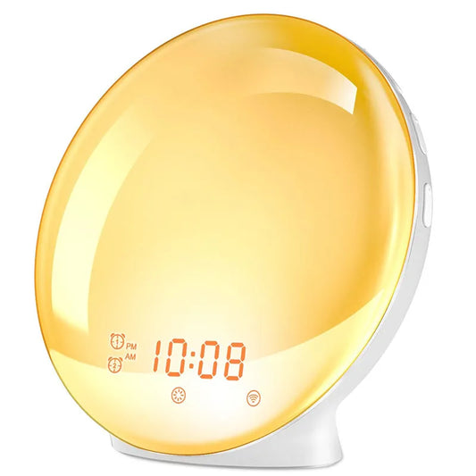 Wake Up Light Alarm Clock with Sunrise/Sunset Simulation