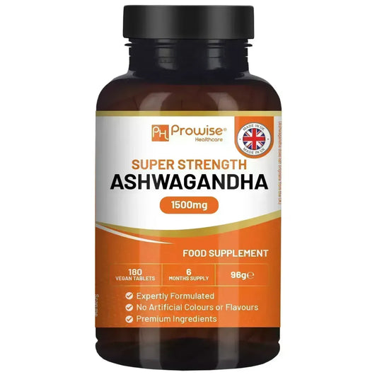 Ashwagandha 1500mg 180 Vegan Tablets | 6 Months’ Supply