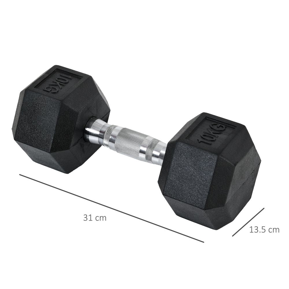 Hexagonal Dumbbells | 2x10kg