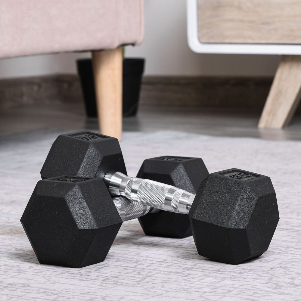 Hexagonal Dumbbells | 2x4kg