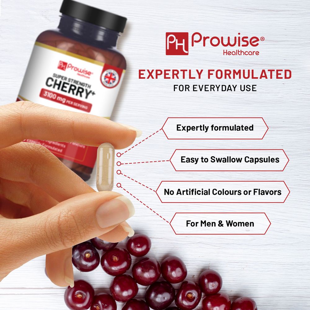 Cherry+ 3100mg I 200 Vegan Capsules Super Strength Formula